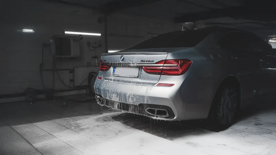 Mécanique travaillant dans un garage de réparation automobile